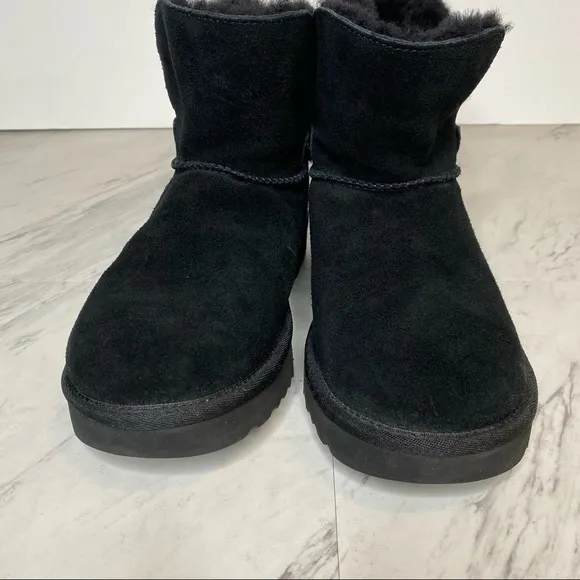 UGG Karel Black Mini Winter Boot 6