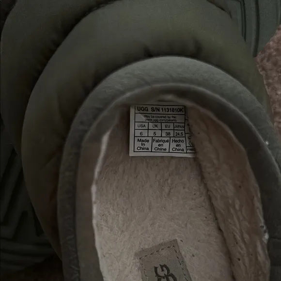 UGG Kids Green Slip-On Shoes