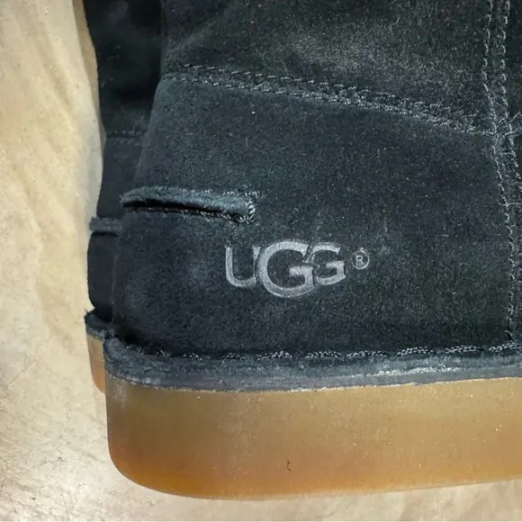 UGG Loma over the knee suede black boots womens 6.5 riding classic UGG shoes