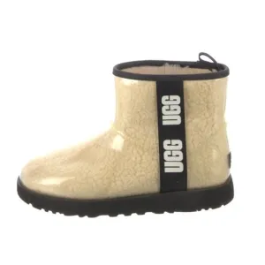 UGG PVC Ankle Chelsea Boots rain girls 👧🏻 shearling  winter beige waterproof