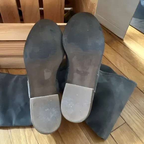 Ugg Size 8 Grey Daley Suede Tall Equestrian Boots