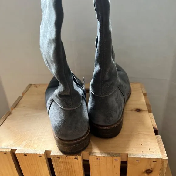 Ugg Size 8 Grey Daley Suede Tall Equestrian Boots