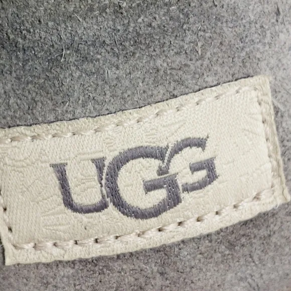 Ugg Suede Sheepskin Lining  Round Toe Back Zip Winter Boots H202
