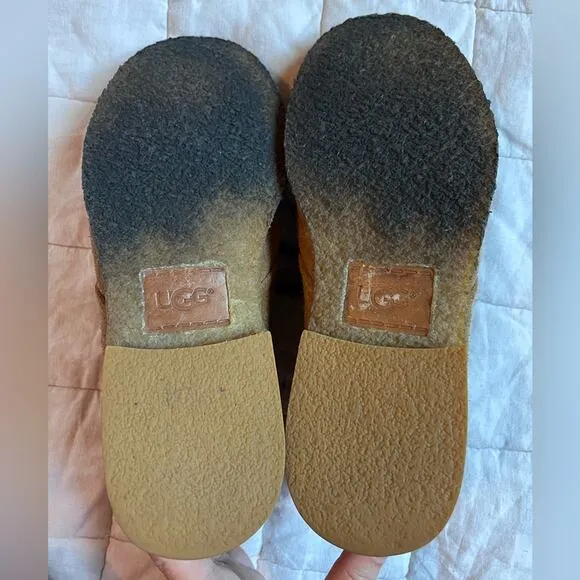 UGG Tan Suede Lace Up Boots - Mens 7