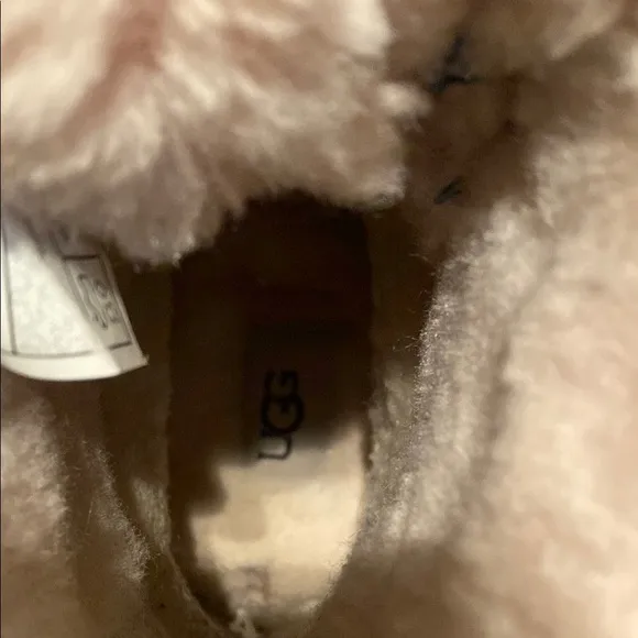 UGG Tan Winter &amp; Rain Boots with Faux Fur Lining