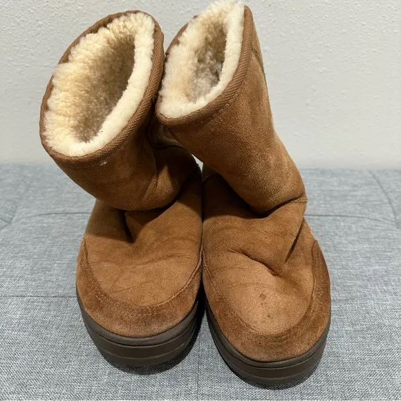 UGG Ultra Short Chestnut Suede Winter Boots