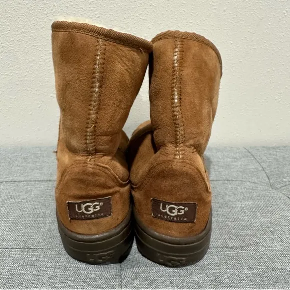 UGG Ultra Short Chestnut Suede Winter Boots