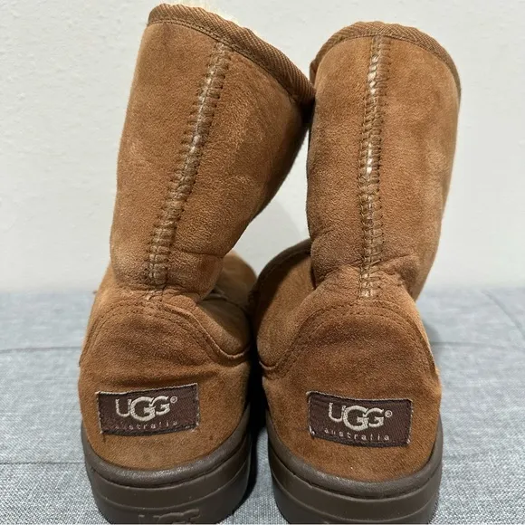 UGG Ultra Short Chestnut Suede Winter Boots