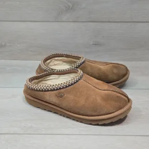UGG Women Suede Sheepskin Slippers Shoes Sz 6 Mule Clog