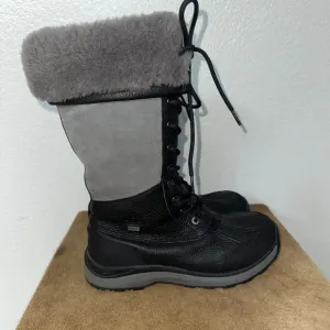 UGG Women's Black Adirondack Tall III Snow Boot -Winter Boots Size 9. Perfect
