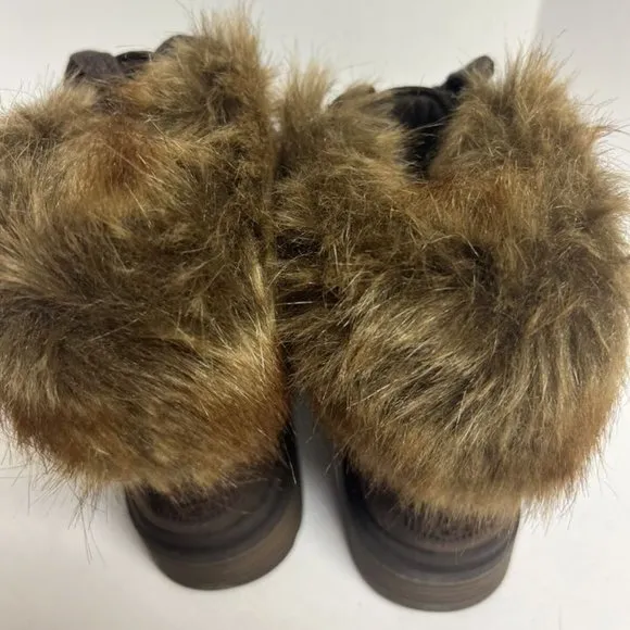 UGG Women's Harrison Lace Tipped Winter Boots, Size 8 M