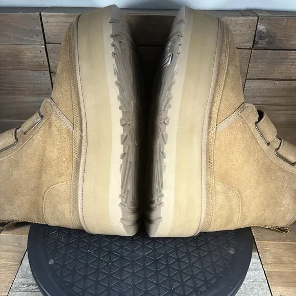 UGG Womens Size 9 Neumel Platform Chestnut Hook &amp; Loop Winter Ankle Boots NWOB