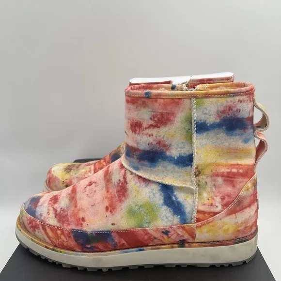 UGG x OVADIA Classic Mini Tie-Dye Boots - Ugg Slipper Boots - Men's Size 12