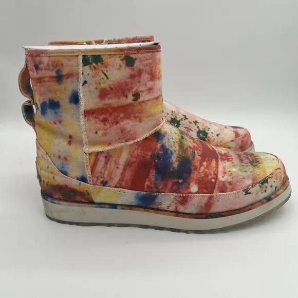 UGG x OVADIA Classic Mini Tie-Dye Boots - Ugg Slipper Boots - Men's Size 12