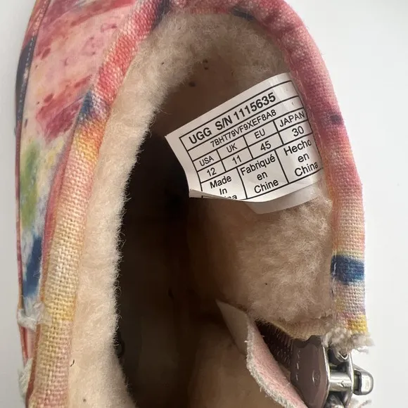 UGG x OVADIA Classic Mini Tie-Dye Boots - Ugg Slipper Boots - Men's Size 12