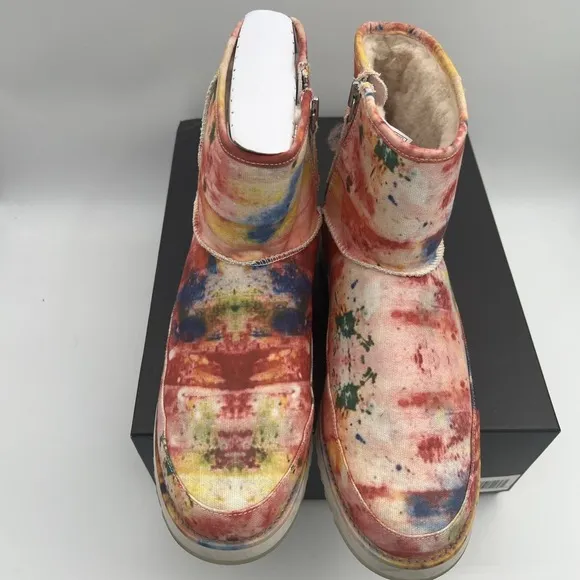 UGG x OVADIA Classic Mini Tie-Dye Boots - Ugg Slipper Boots - Men's Size 12