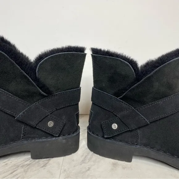 UGG Zariyah Black Suede Winter Boot 6