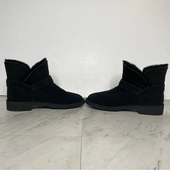 UGG Zariyah Black Suede Winter Boot 6