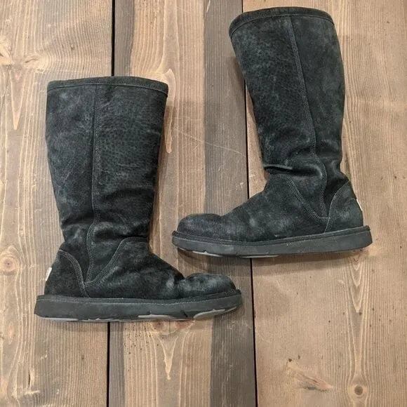 UGG Australia black Kenley sheepskin 1890 boots 7