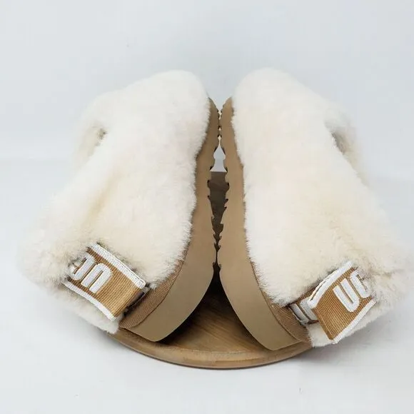 UGG Classic Cozy Bootie Womens 8 Natural Shearling Lined Clog Slipper Shoes