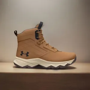 Under Armour UA Stellar G2 6&quot; Tactical Boots Hiking Brown Size 10 3025578-200