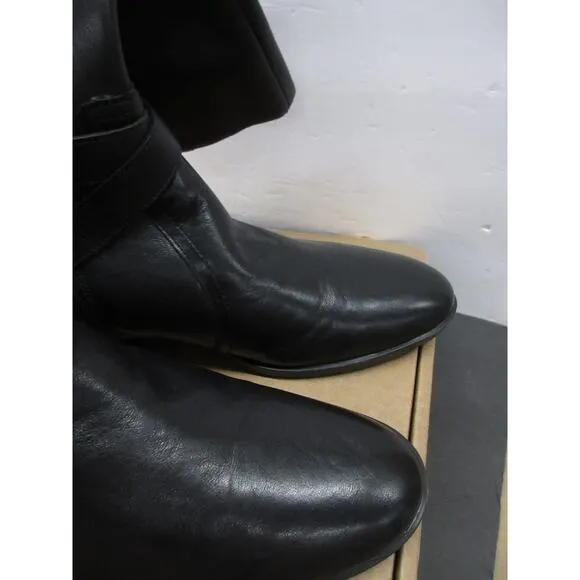USED Naturalizer Women's Rena Knee High Riding Boot , Black Leather, Size 9 W