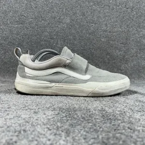 Vans Kyle Walker Pro 2 Gray Suede Hook &amp; Loop Skateboarding Shoes Men's Sz 10.5