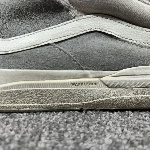 Vans Kyle Walker Pro 2 Gray Suede Hook &amp; Loop Skateboarding Shoes Men's Sz 10.5