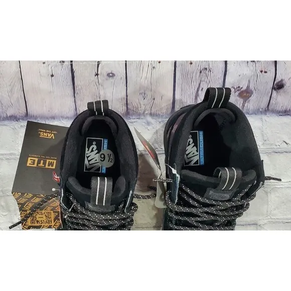 Vans SK8-Hi MTE 2 Black Camo Winter Hiking Boots MENS SIZE 8