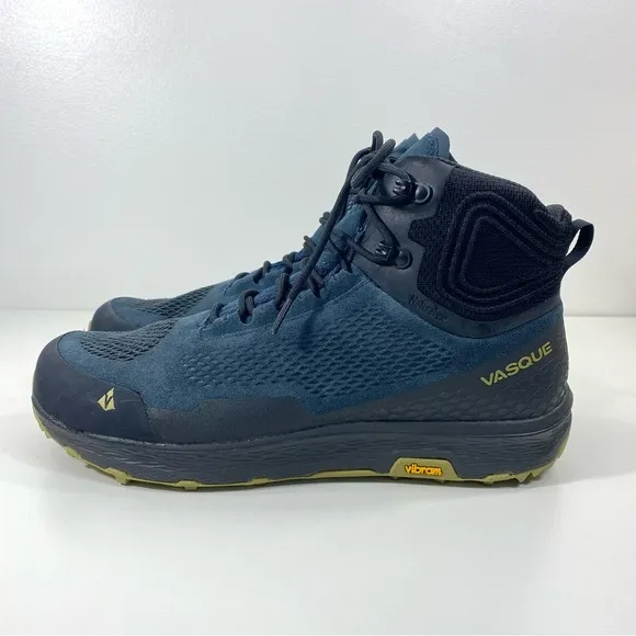 Vasque 7378 Breeze LT NTX Vibram Midnight Navy Suede Hiking Boots Shoes 11.5