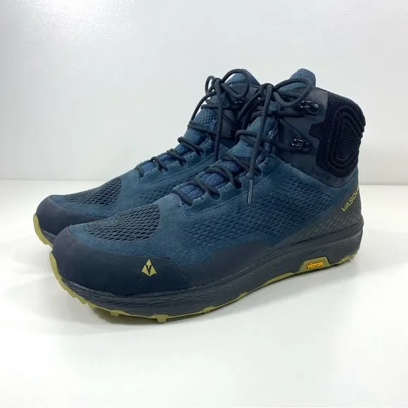 Vasque 7378 Breeze LT NTX Vibram Midnight Navy Suede Hiking Boots Shoes 11.5