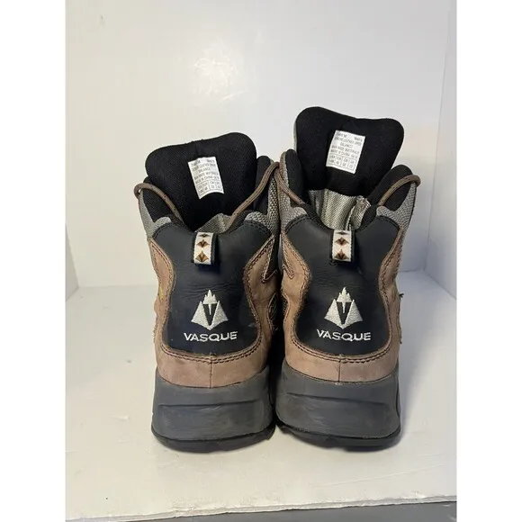Vasque Boots Mens 14 Breeze 7466 Brown Leather Gore-Tex Hiking Leather Mesh Work