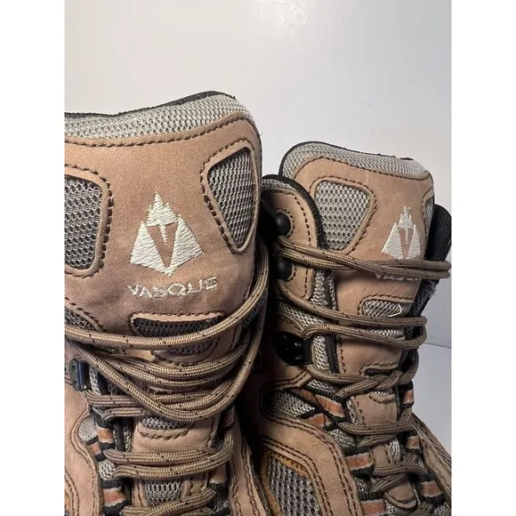 Vasque Boots Mens 14 Breeze 7466 Brown Leather Gore-Tex Hiking Leather Mesh Work