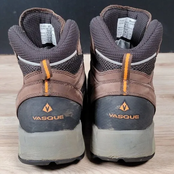 Vasque Breeze 2.0 GTX Boots Mens Size 11 Brown Black Hiking Outdoor Waterproof