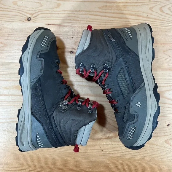 Vasque Breeze AT UltraDry Hiking Boots # 7250WaterproofSize Kids 5Brown/Red