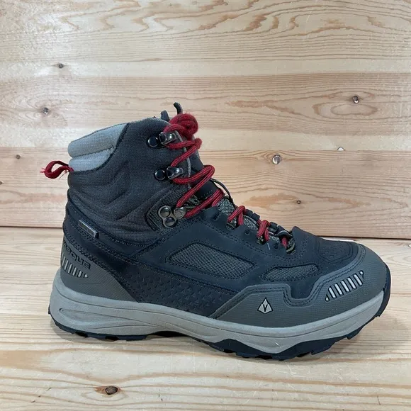 Vasque Breeze AT UltraDry Hiking Boots # 7250WaterproofSize Kids 5Brown/Red