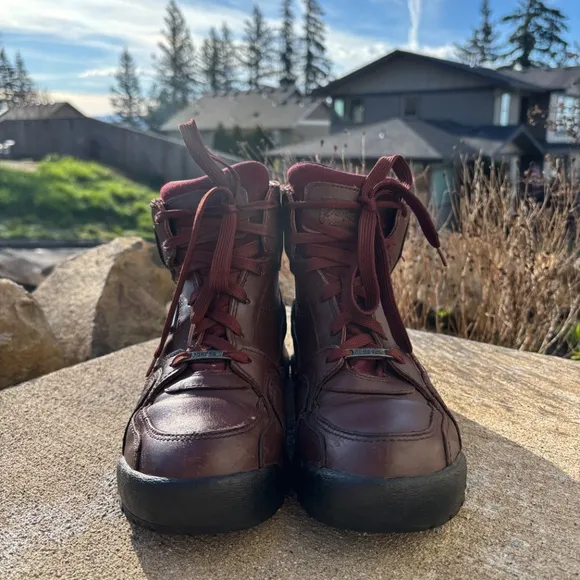Vasque Men's Gore-Tex Hiking Leather Waterproof Boots Size 10 1/2 Red Br…