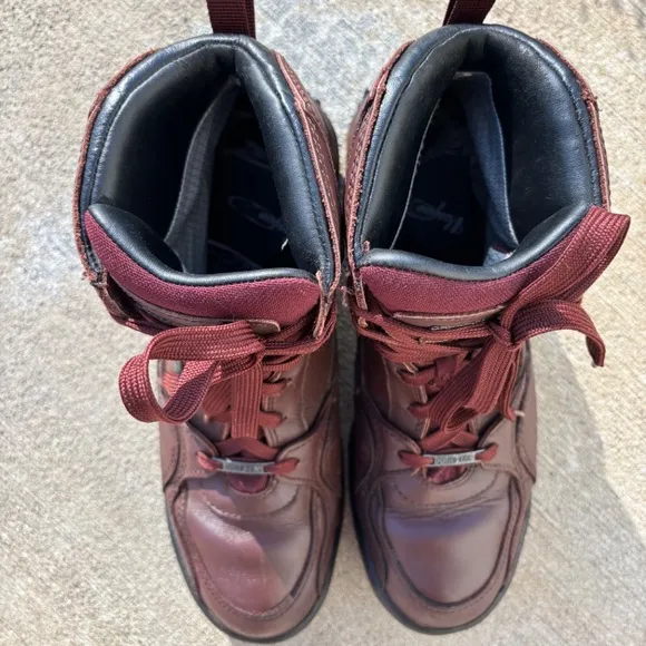 Vasque Men's Gore-Tex Hiking Leather Waterproof Boots Size 10 1/2 Red Br…