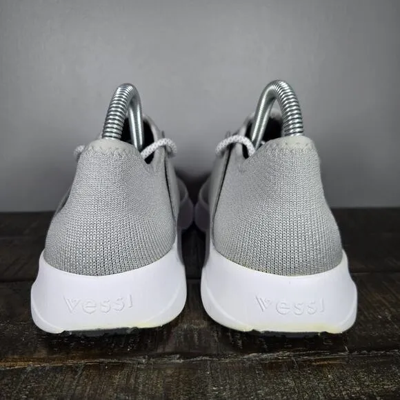 Vessi Everyday Sneaker Womens Size 8 Waterproof Shoes Sneakers Mist Grey White