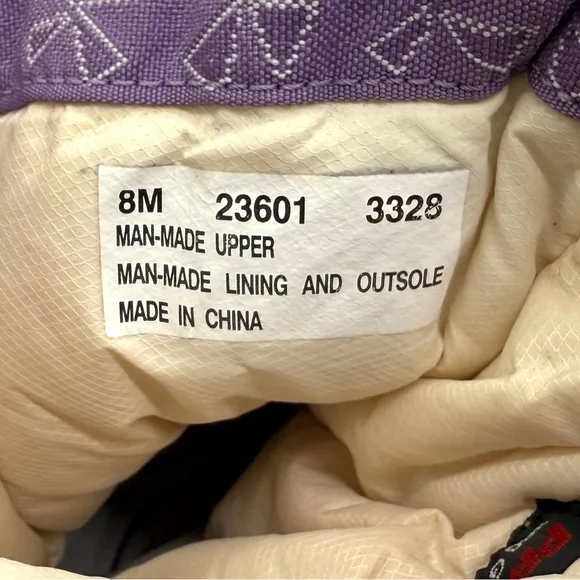 VGUC Timberland Outdoor Performance Quilted Waterproof Snow Boots In Purple 8M