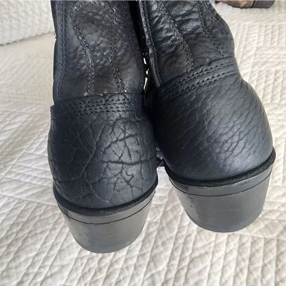Vibram southwest Cowboy rodeo embroidery leather boots