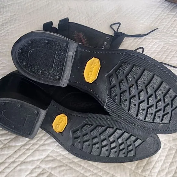 Vibram southwest Cowboy rodeo embroidery leather boots