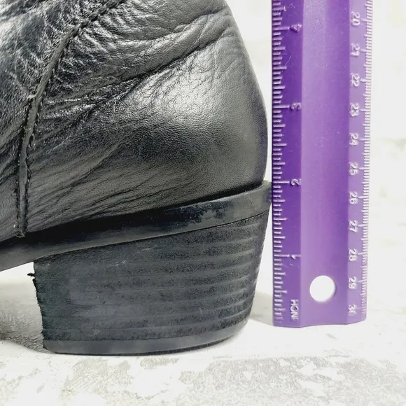 Vince Camuto Bocca Black Leather Over the Knee Boots F334