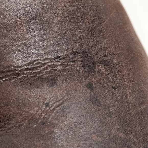 Vince Camuto boots women's 6.5M brown coffee leather Bendra equestrian knee high
