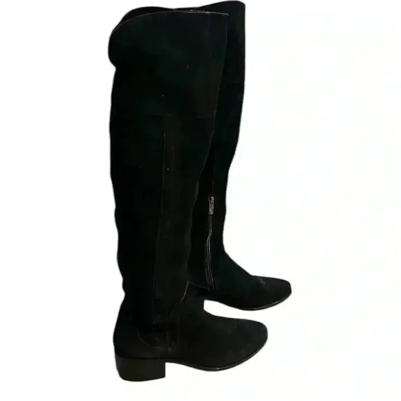 VINCE CAMUTO Kochelda Over the Knee Boot Black Suede Size 8