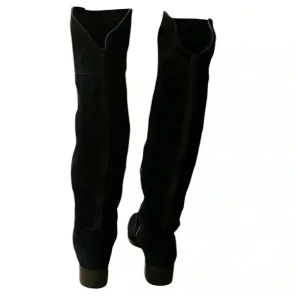 VINCE CAMUTO Kochelda Over the Knee Boot Black Suede Size 8