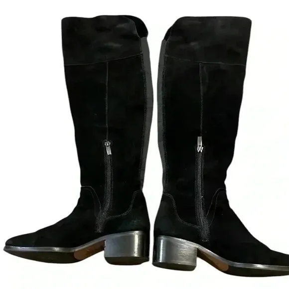 VINCE CAMUTO Kochelda Over the Knee Boot Black Suede Size 8