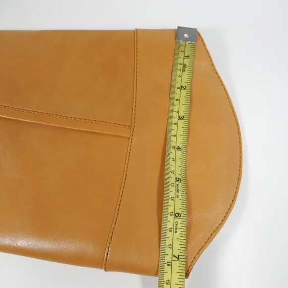 VINCE CAMUTO Ovarlym Riding Tall Boots Size 7.5 Light Cognac Brown LEATHER NEW