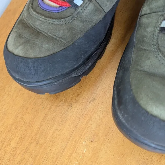 Vintage 90s Tommy Hilfiger Leather Lug Hiking Boots
