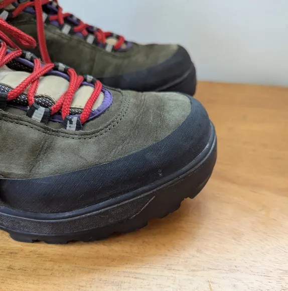 Vintage 90s Tommy Hilfiger Leather Lug Hiking Boots